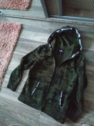 HOLLISTER__ CIEPŁA ROZPINANA BLUZA KAPTUR KIESZENIE_- BDB___36