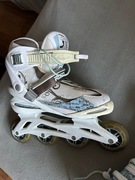 Damskie rolki, bardzo mało używane, działają idealnie.