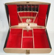 Muzyczna (pozytywka) Szkatuła na biżuterię Lata 50-te Vintage RZADKA UNIKAT