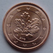 NIEMCY  2019 F 1 CENT UNC !!!!!!!!!!