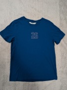 Niebieska bawełniana bluzka H&M 146 - 152 jak nowa