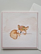 Ręcznie malowana kartka okolicznościowa