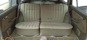Mercedes W123 kombi kanapa zielona dzielona tapicerka fotele części