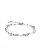 Bransoletka z serduszkami Stal chirurgiczna ZEZU JEWELRY