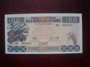 BANKNOT GUIANA 100 Franków 2015 r. UNC