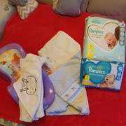 PAMPERSy ROZMIAR 1 plus gratisy