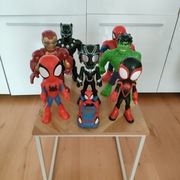 Figurki Mighty Heroes Spiderman Hulk Iron Man 