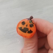 Broszka "Dynia", prezent, na urodziny, Halloween 