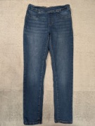 Niebieskie spodnie jeansowe jeansy jegginsy Pull-on Levis Levi's 140