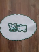 SERWETKA WIELKANOCNA HAFT RICHELIEU