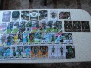 Karty piłkarskie ŚLĄSK WROCŁAW, zestaw 42 sztuk kart z EKSTRAKLASA. 