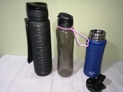 Bidon butelka termos 3 sztuki komplet 