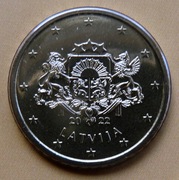 ŁOTWA 2022 50 CENTÓW UNC !!!!!!!!!!