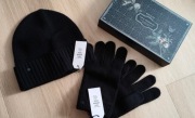 Rękawiczki czapka zestaw 100% merino 