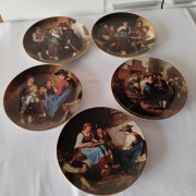 5 talerzy kolekcjonerskich Lilien Porzellan Austria 1988-1989