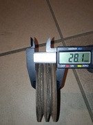 Koło pasowe klinowe 8PZ 100 2