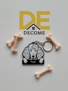 Personalizowany brelok z psem, Pudel