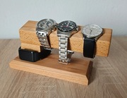 Stojak na zegarki, biżuterię, bukowy impregnowany olejem lnianym H