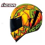 Kask Icon Airform Trick of Street Nowy - dwie szyby