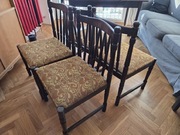 4 krzesła  bukowe retro PRL vintage 