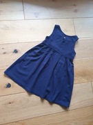 Sukienka granatowa dla małej dziewczynki bez rękawów miękka Cool Club 104