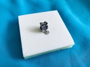 nowa cyrkoniowa zawieszka charms beads prezent ze śnieżynką srebro 925