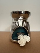 Świecznik Kominek Zapachowy Ceramiczny Do Olejków Wosku 12 cm Podgrzewacze