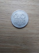 Węgry 20 filler 1971 stan III; aluminium
