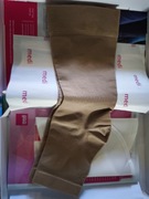 Podkolanówki uciskowe krótkie bez palcy, klasa ucisku 2, kol. Beż, roz. III