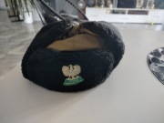 Czapka wojskowa zimowa, uszatka uszanka. Straż graniczna. Rozmiar 55. Mon