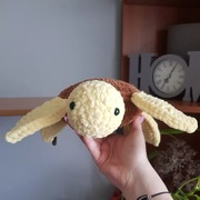 KAMEO Żółwik Kamil ok. 30x30cm - dziergany