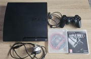 Sony PS3 Slim CECH-2004A 120GB + oryginalny DualShock 3 + 2 gry
