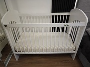 Łóżeczko niemowlęce 120x60 Klupś Nel chmurka + materac Fiki Miki