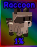 Racoon Zwierzak Grow A Garden