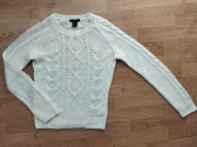 H&M JASNY AKRYLOWY SWETEREK ROZMIAR XS