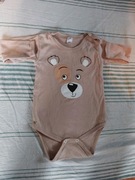 Piaskowe BODY PIELUCHY długi rękaw 713 r.86 ROBIK