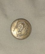 Moneta 2gr. z 1990r.