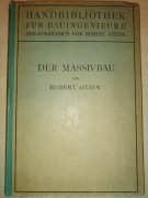 BUDOWNICTWO KAMIEŃ BETON ŻELAZOBETON MASSIVBAU 1926 ROK ROBERT OTZEN