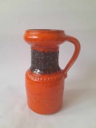 Pomarańczowy, ceramiczny dzbanek Jasba Keramik
