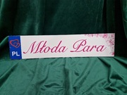 Tablice Młoda Para róż 