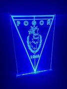 Lampka LED logo POGOŃ klub piłkarski 