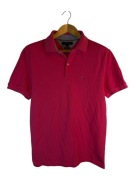 Koszulka polo Tommy Hilfiger różowa l