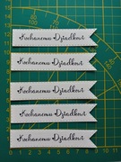 Papierowe scrapki - zestaw etykietek - Dzień Babci