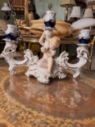 Świecznik porcelanowy 