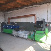 Linia do przerobu Kabli Instalacji elektrycznej samochodowej odzysk miedzi.