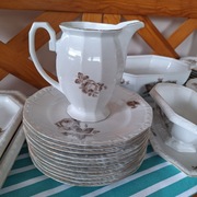 Serwis obiadowy czeskiej manufaktury 