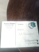 Pocztówka Reklamowa Lowenberg schl - Lwówek Śląski .