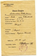 Szczecin Stettin Nadanie za pływanie na Statku RUTH Certyfikat 1936