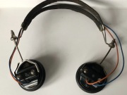 Stare słuchawki do radiostacji sygnowane IDEAL przedwojenne antyk zabytek