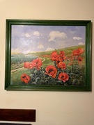 Duży obraz Maki 100x81 MAGDALENA STARZYCKA 2003 r.